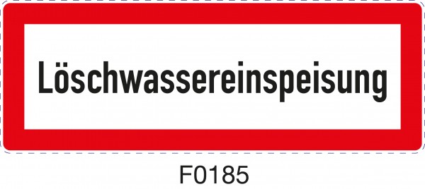 ISO 4066 - F0185 - Löschwassereinspeisung