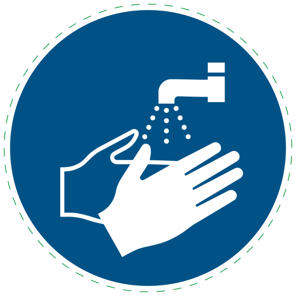 ISO 7010 - M011 - Hände waschen