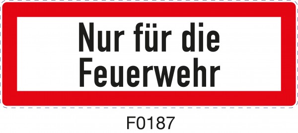 ISO 4066 - F0187 -Nur für die Feuerwehr