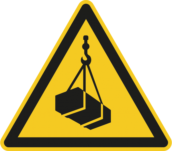 Warnzeichen "Warnung vor schwebender Last" - W015